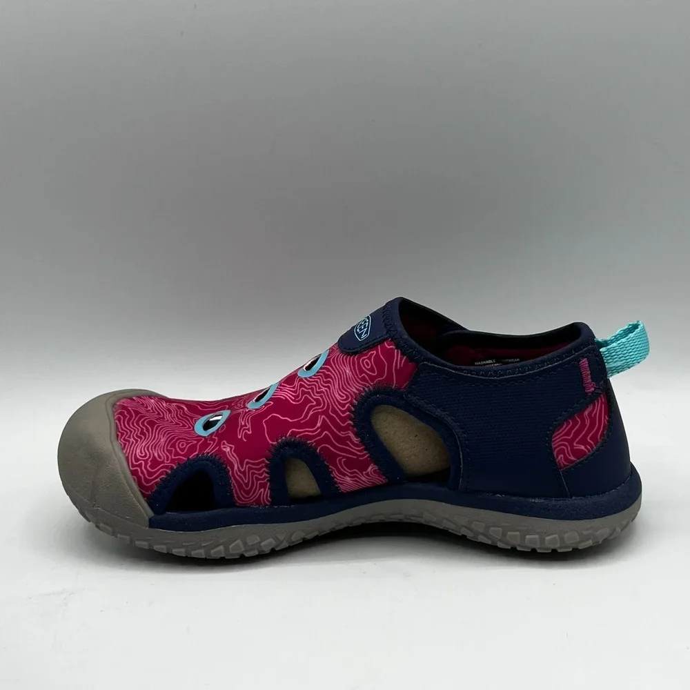 KEEN Kids Stingray Blue Depths Festival Fuchsia Waterproof‎ Sandals Size 13